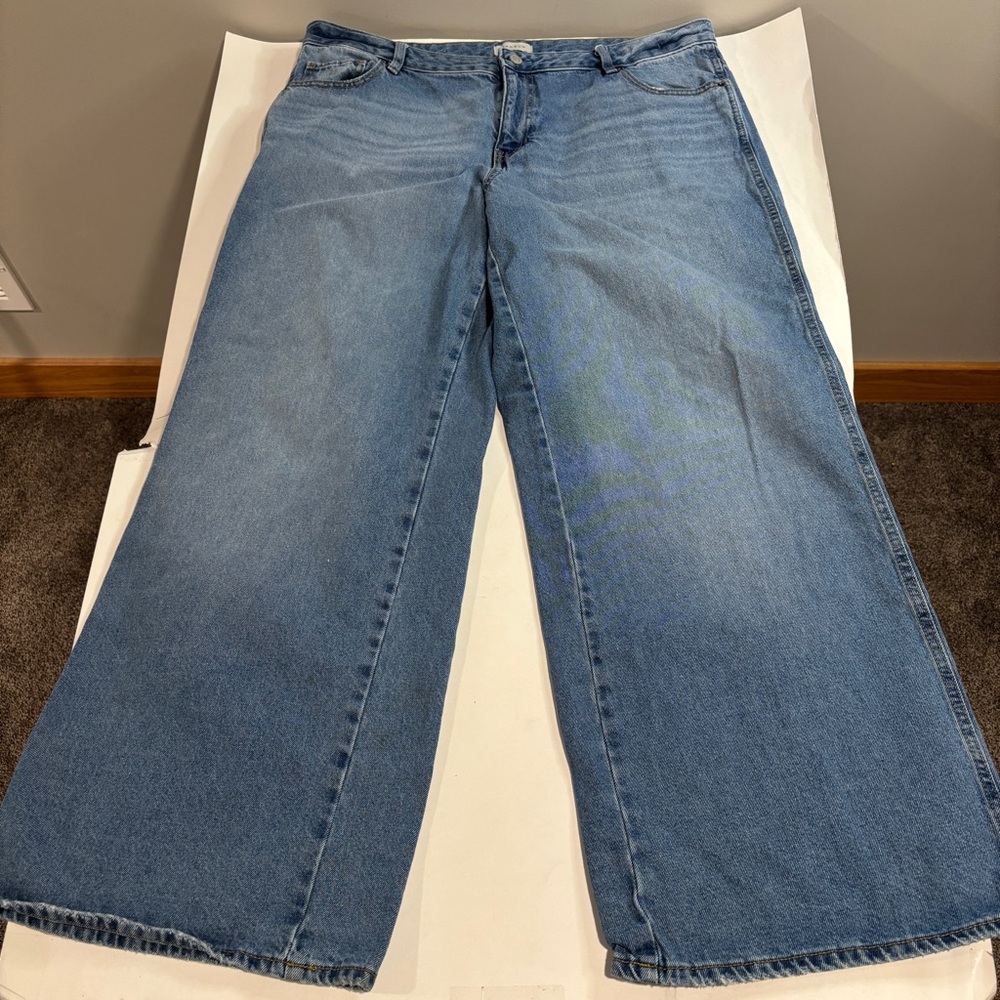 PacSun Casey Low Rise Baggy Jeans Women’s Size 34 (38x31)  Medium Wash